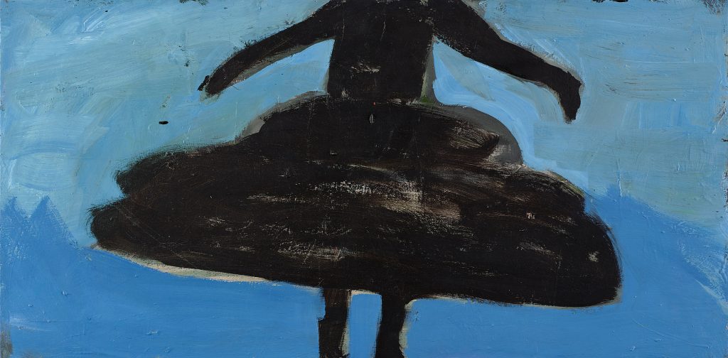 Peter Bosshart, Tanzende, 2012, Öl/Lw, 50 x 100 cm