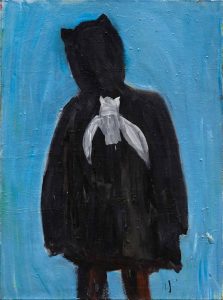 Peter Bosshart, Batman, 2014, Öl/Lw, 130 x 100 cm
