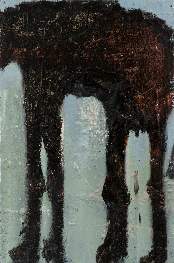 Peter Bosshart, Im Ruhestand, 2020, Öl/Lw, 60 x 40 cm