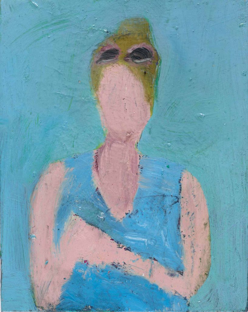 Peter Bosshart, La Turquoise, 2016, Öl/Lw, 30 x 24 cm