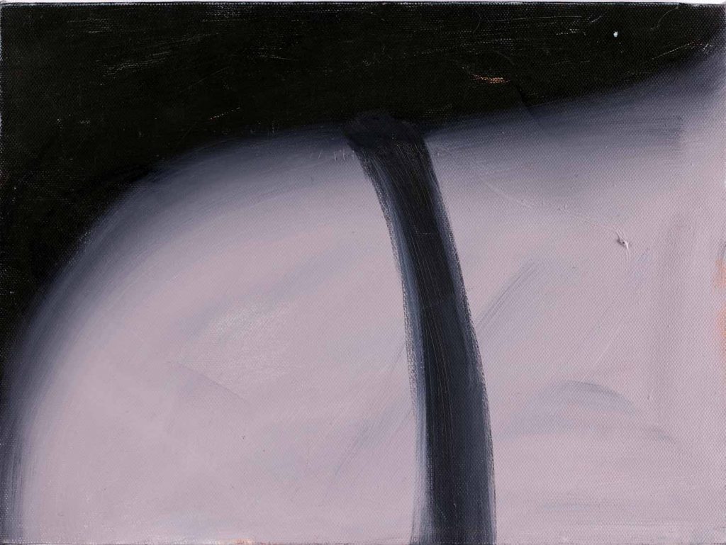 Peter Bosshart, Schulter, 2015, Öl/Lw, 30 x 40 cm