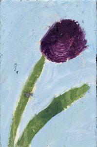 Peter Bosshart, deep-purple, 2020, Öl/Lw, 0 x 20 cm