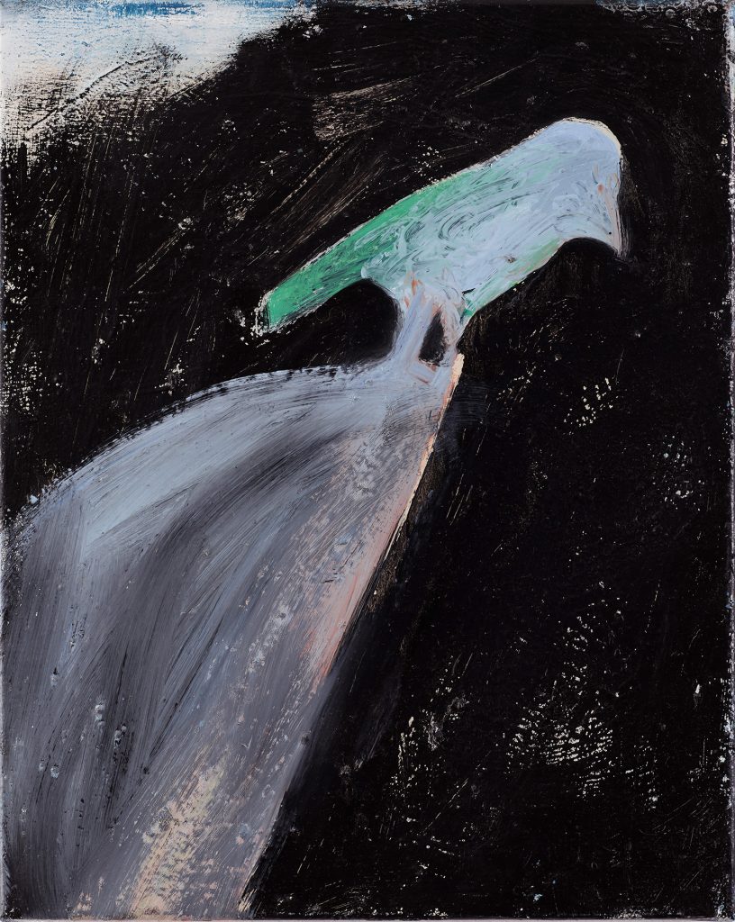 Peter Bosshart, Mirador, 2019, Öl auf Lw., 550 x40 cm